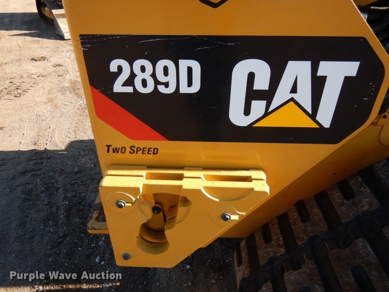 image for item IA9384 2017 Caterpillar 289D  tracked skid steer loader