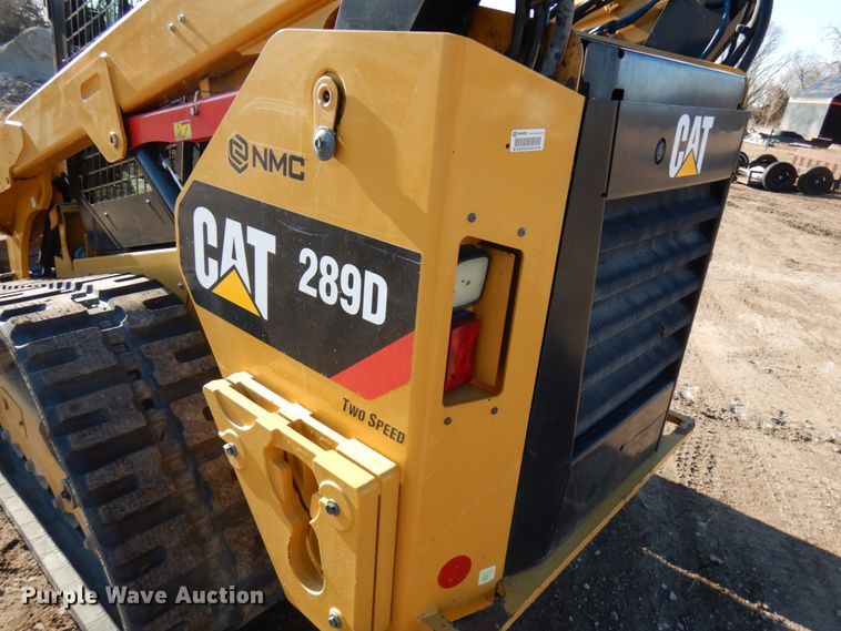 image for item IA9384 2017 Caterpillar 289D  tracked skid steer loader