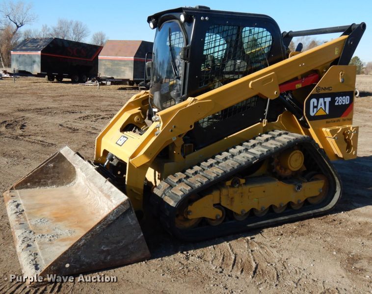 image for item IA9385 2017 Caterpillar 289D  tracked skid steer loader