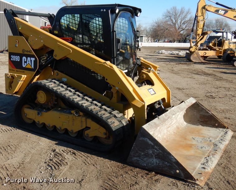 image for item IA9385 2017 Caterpillar 289D  tracked skid steer loader