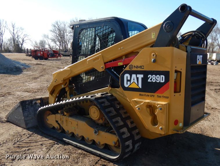 image for item IA9385 2017 Caterpillar 289D  tracked skid steer loader