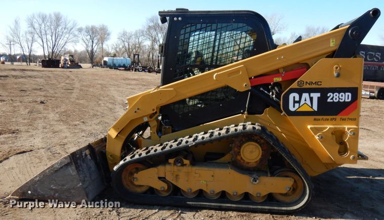 image for item IA9385 2017 Caterpillar 289D  tracked skid steer loader