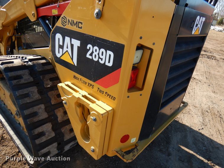 image for item IA9385 2017 Caterpillar 289D  tracked skid steer loader