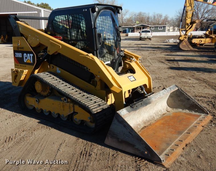 image for item IA9386 2019 Caterpillar 289D  tracked skid steer loader