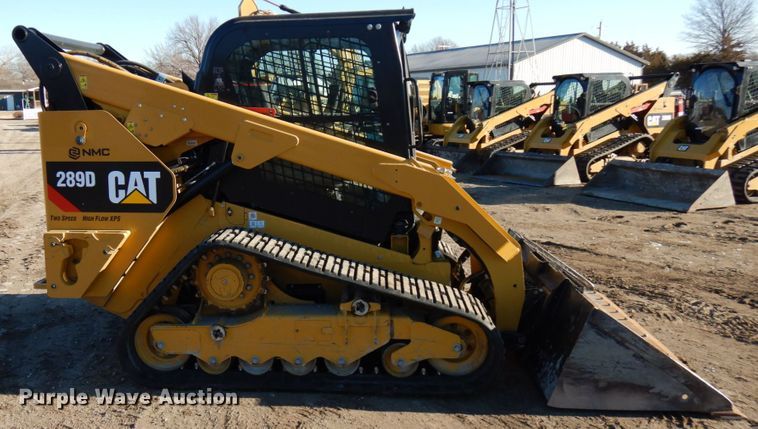 image for item IA9386 2019 Caterpillar 289D  tracked skid steer loader