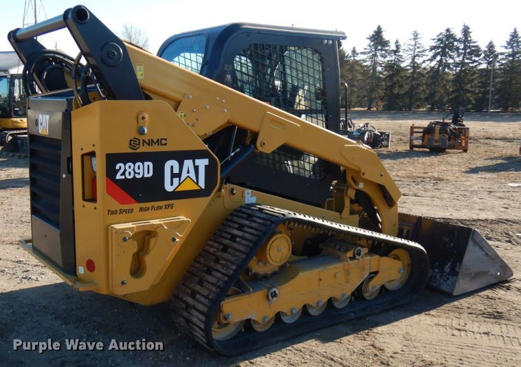 image for item IA9386 2019 Caterpillar 289D  tracked skid steer loader
