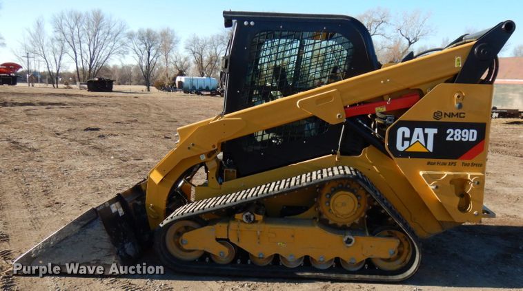 image for item IA9386 2019 Caterpillar 289D  tracked skid steer loader
