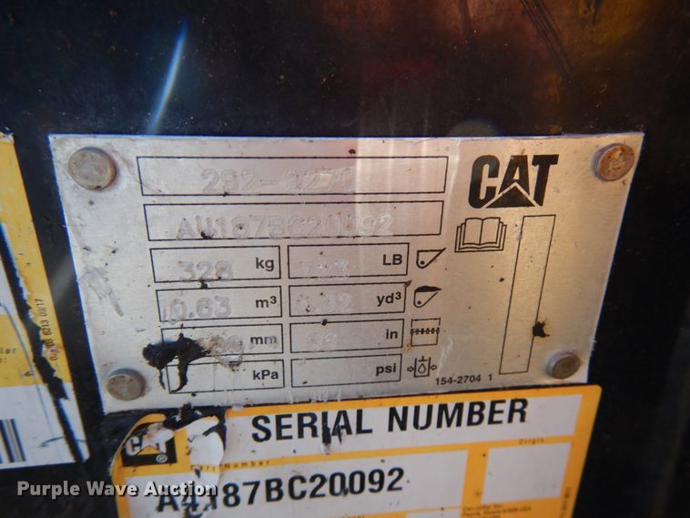 image for item IA9386 2019 Caterpillar 289D  tracked skid steer loader