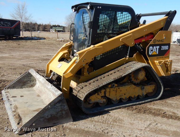 image for item IA9387 2016 Caterpillar 289D  tracked skid steer loader