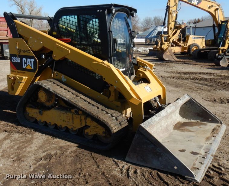 image for item IA9387 2016 Caterpillar 289D  tracked skid steer loader