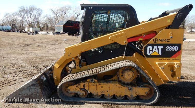 image for item IA9387 2016 Caterpillar 289D  tracked skid steer loader