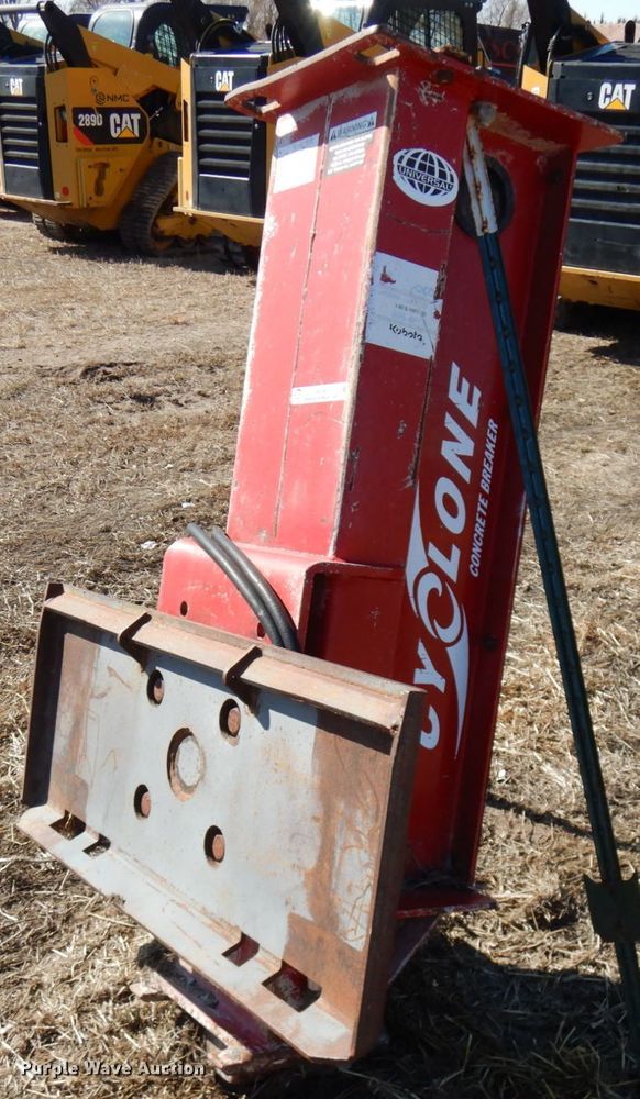image for item IA9390 Cyclone 180001-18 skid steer drop hammer