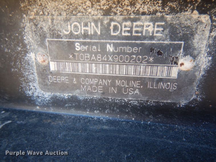 image for item IA9391 John Deere Worksite Pro BA84 skid steer broom