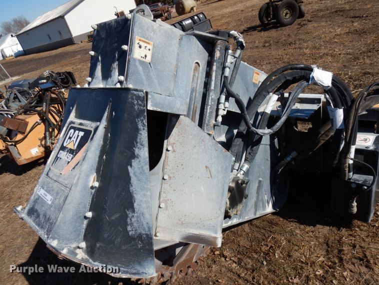 image for item IA9394 2015 Caterpillar SW345B-80 48" skid steer wheel saw