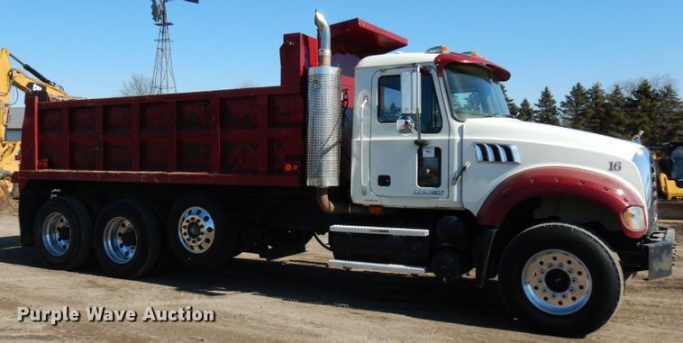 image for item IA9403 2009 Mack GU713  dump truck