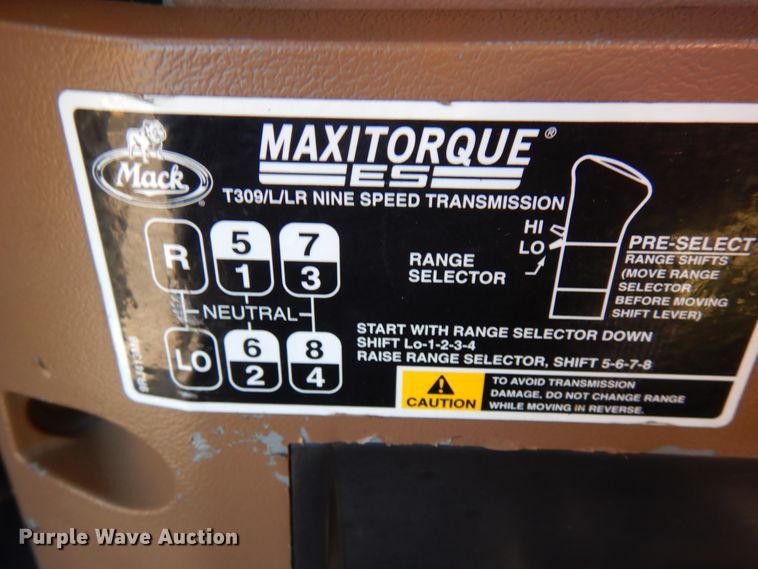 image for item IA9403 2009 Mack GU713  dump truck