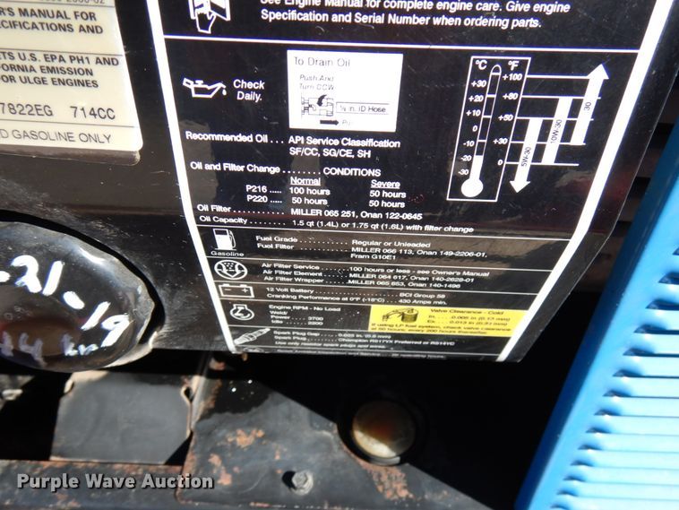 image for item IA9405 Miller Bobcat 225 welder/generator