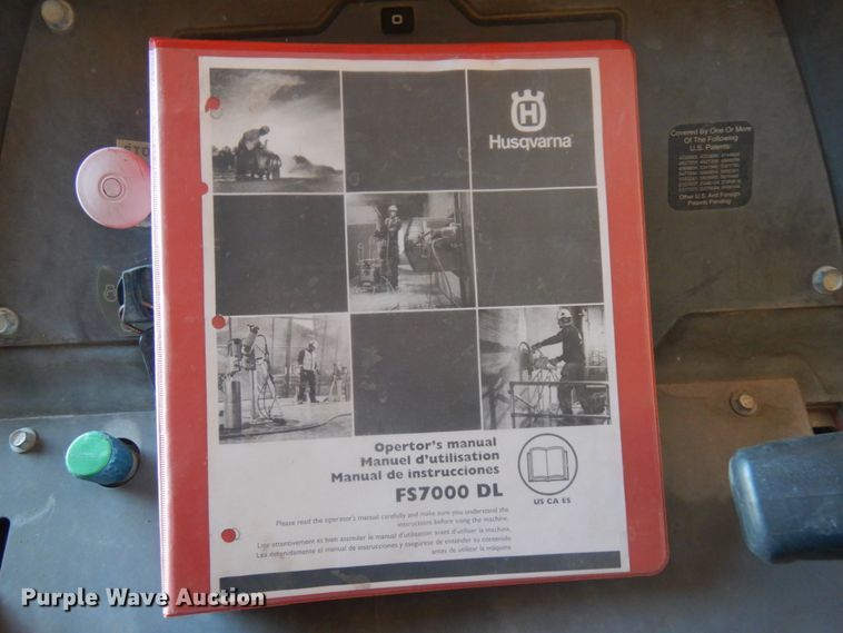 image for item IA9408 2015 Husqvarna FS7000D concrete saw