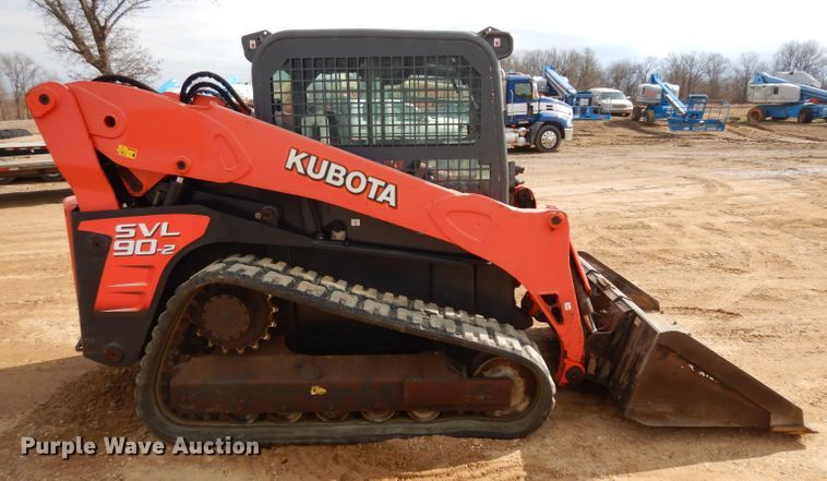 image for item IP9057 2014 Kubota SVL90-2  tracked skid steer loader