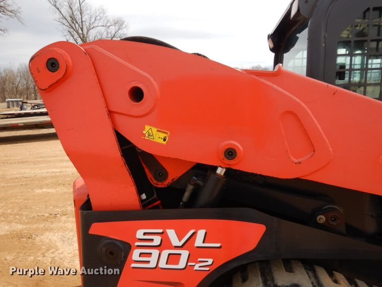 image for item IP9057 2014 Kubota SVL90-2  tracked skid steer loader