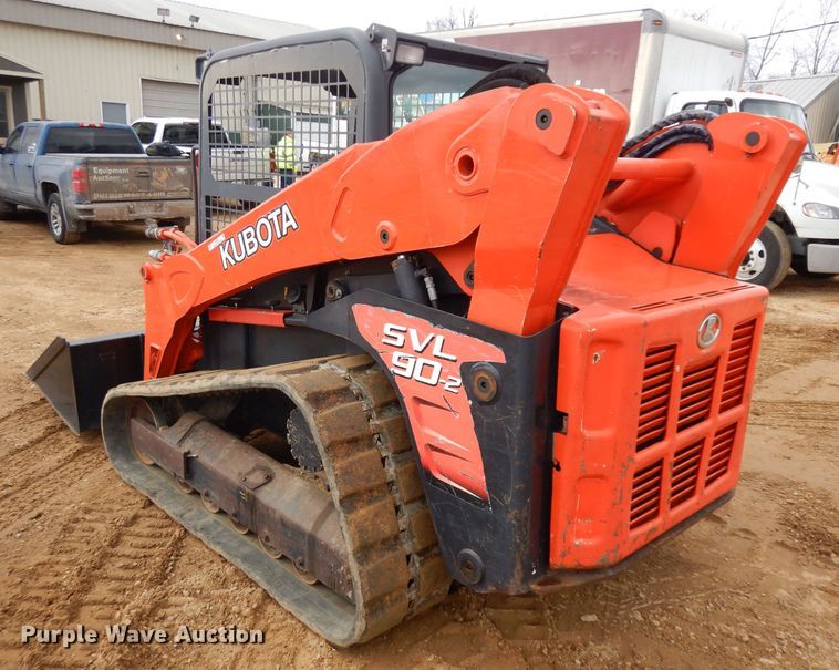 image for item IP9058 2014 Kubota SVL90-2  tracked skid steer loader