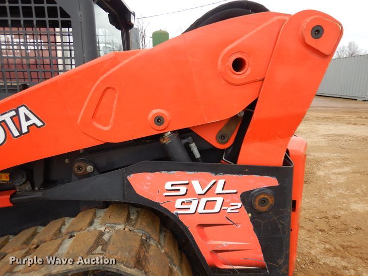 image for item IP9058 2014 Kubota SVL90-2  tracked skid steer loader