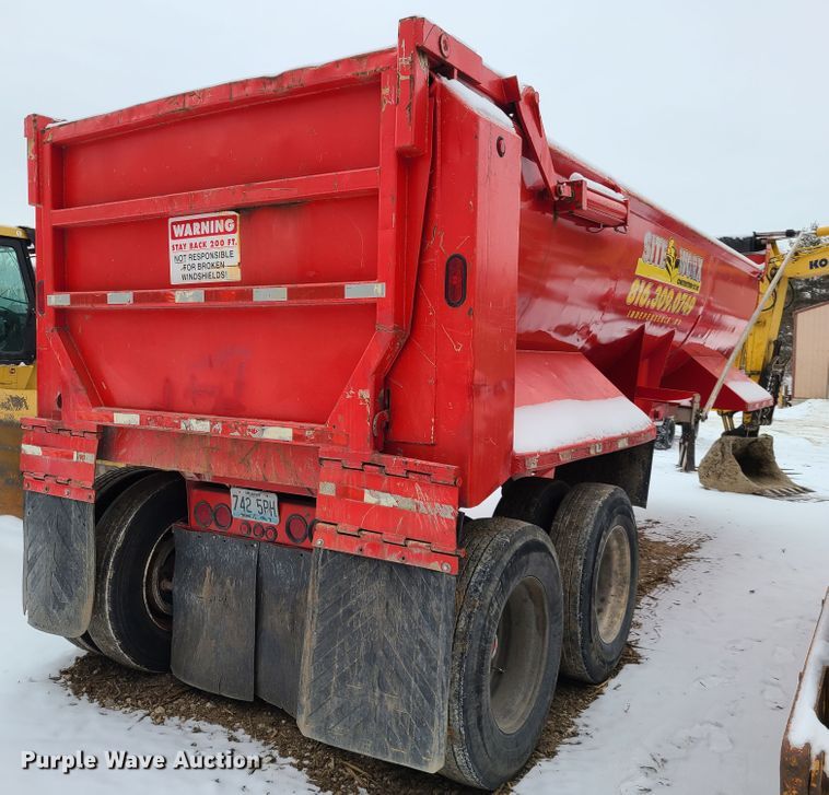 image for item IQ9021 2000 Transcraft end dump trailer