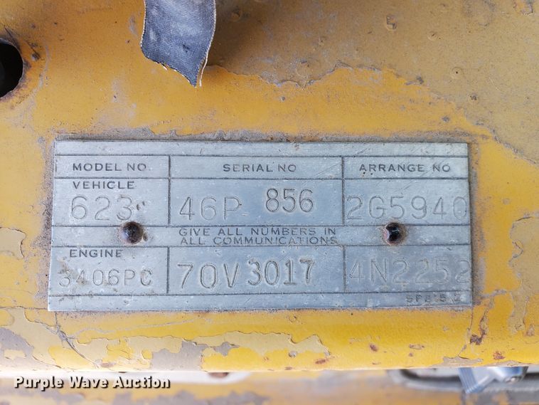 image for item IU9000 1977 Caterpillar 623B  water wagon