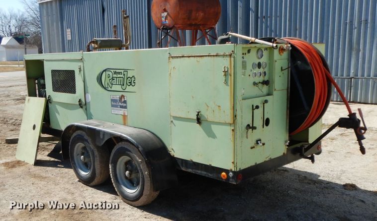 image for item DF6465 Myers Ram Jet  sewer jetter trailer