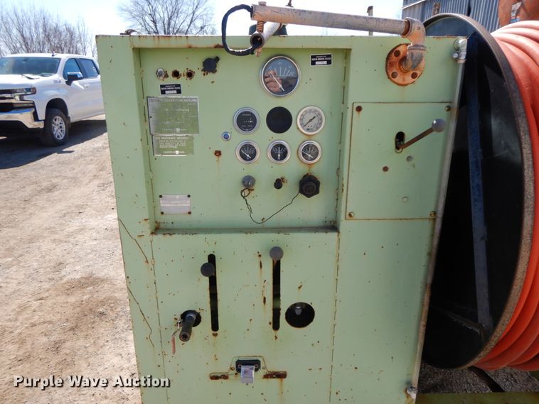 image for item DF6465 Myers Ram Jet  sewer jetter trailer