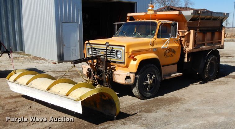 image for item DF6466 1987 Chevrolet C70  dump truck