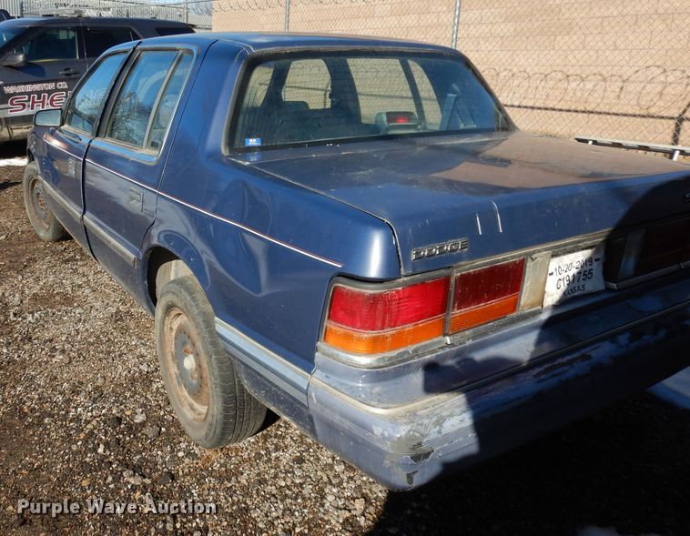 image for item DJ2849 1992 Dodge Spirit