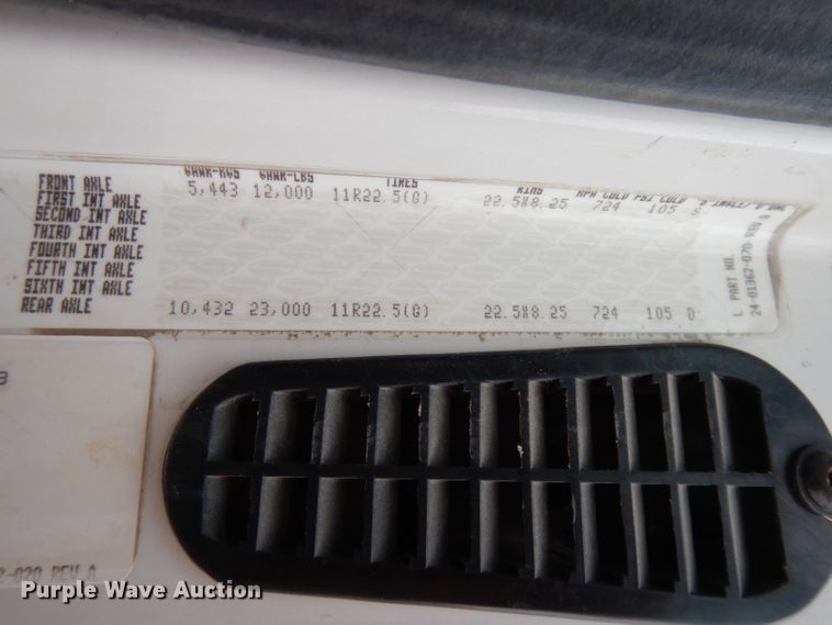 image for item DJ2861 2009 Sterling L7500  dump truck