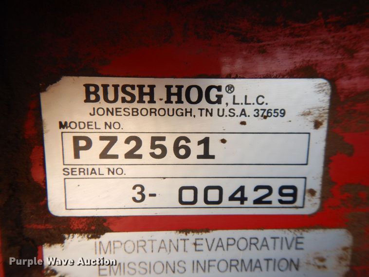 image for item DJ8682 Bush Hog PZ2561  lawn mower