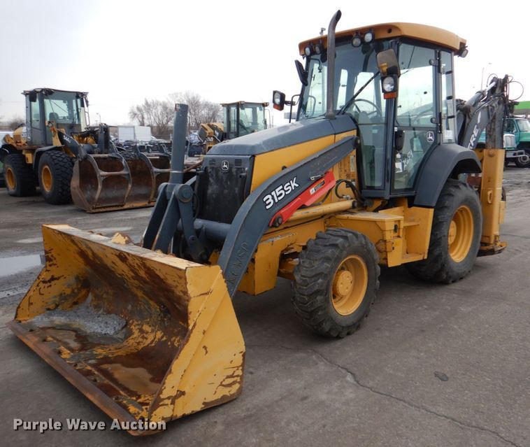 image for item DN6124 2014 John Deere 315SK  backhoe