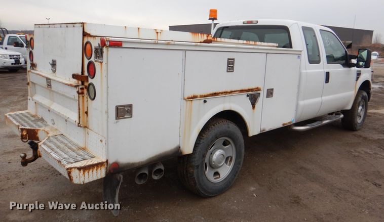 image for item DN6141 2008 Ford F350 Super Duty  SuperCab utility bed pickup truck