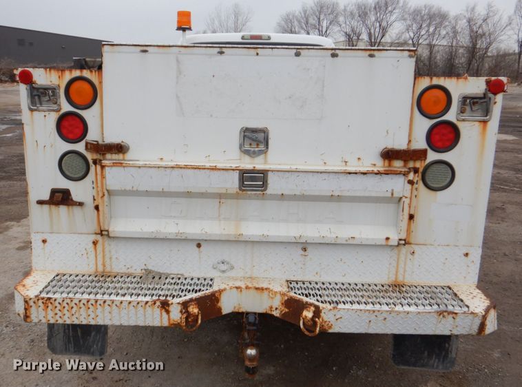 image for item DN6141 2008 Ford F350 Super Duty  SuperCab utility bed pickup truck