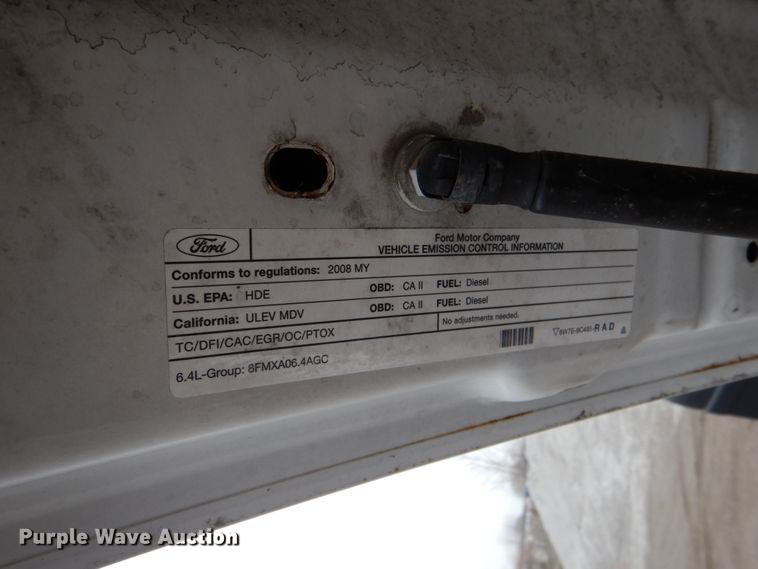 image for item DN6141 2008 Ford F350 Super Duty  SuperCab utility bed pickup truck