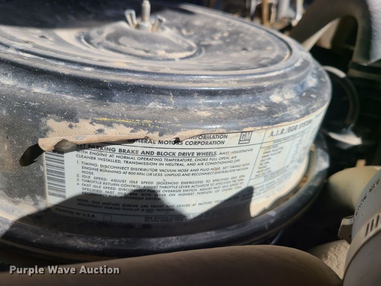 image for item DN6159 1987 Chevrolet C60  dump truck