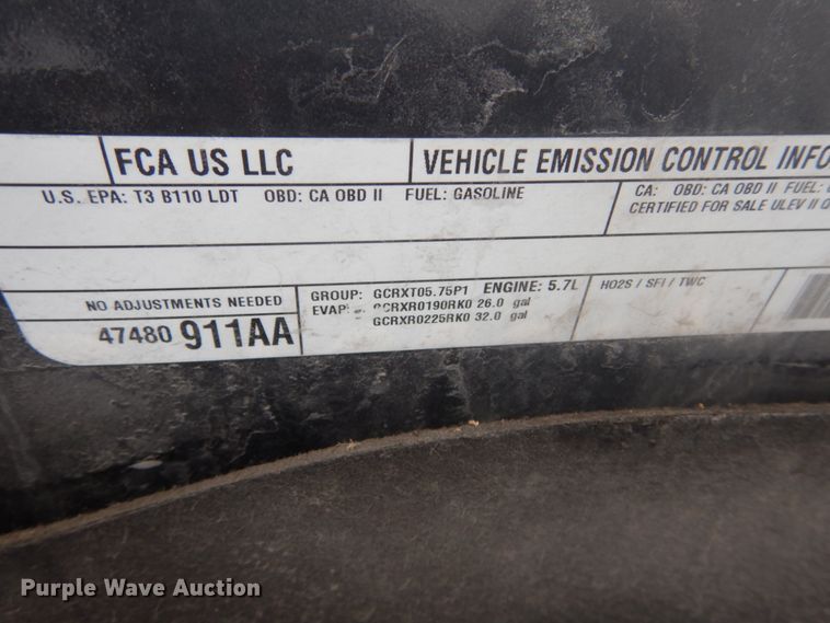 image for item GT9563 2016 Dodge Ram 1500  Crew Cab pickup truck