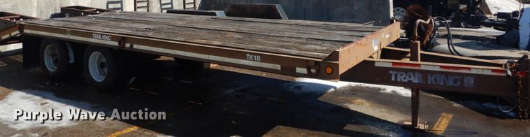 image for item GT9569 1995 Trailer King TK18  equipment trailer