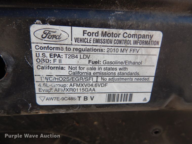 image for item GT9589 2010 Ford Crown Victoria Police Interceptor