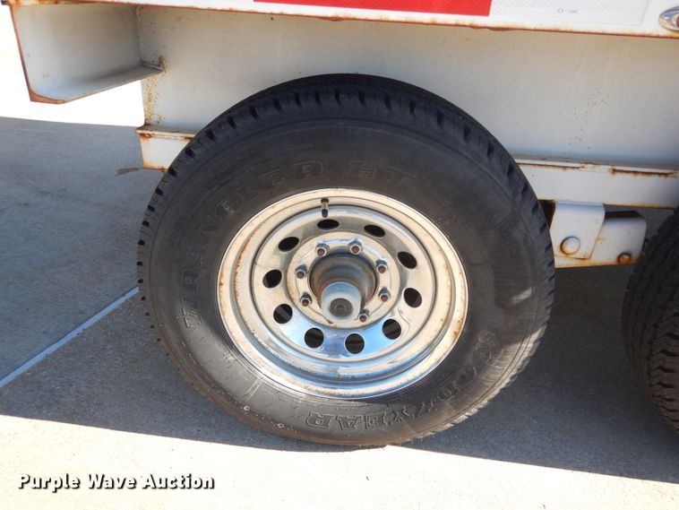 image for item GT9606 2006  shop built utility trailer