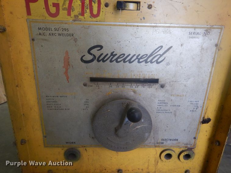 image for item GT9610 Sureweld SU-295 AC arc welder