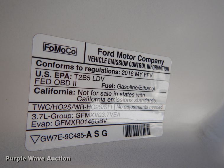 image for item GT9623 2016 Ford Taurus Police Interceptor