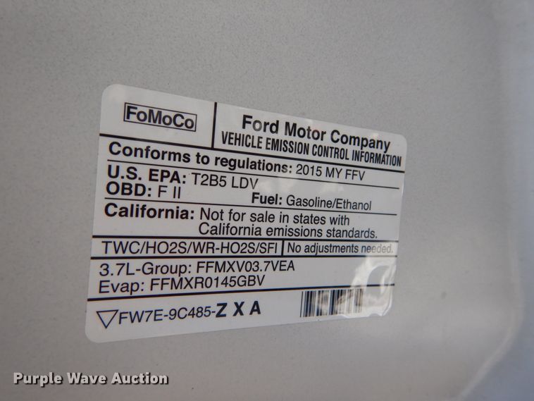 image for item GT9624 2015 Ford Taurus Police Interceptor