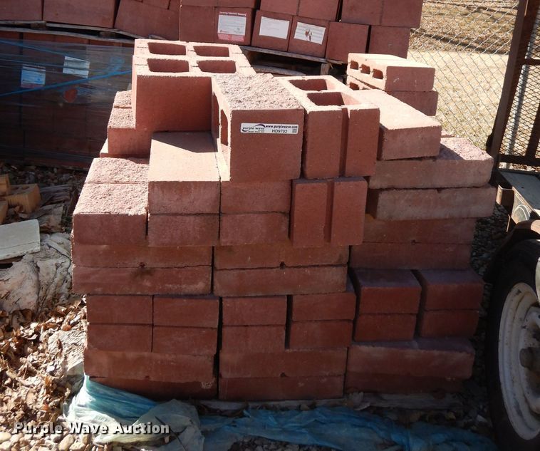 image for item HD9702 Approximately 1,200 concrete blocks and pavers
