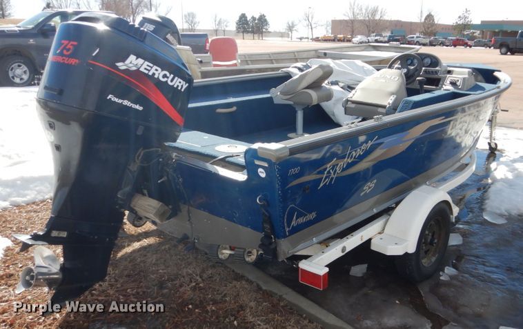 image for item HS9955 Lund Explorer 1700  boat