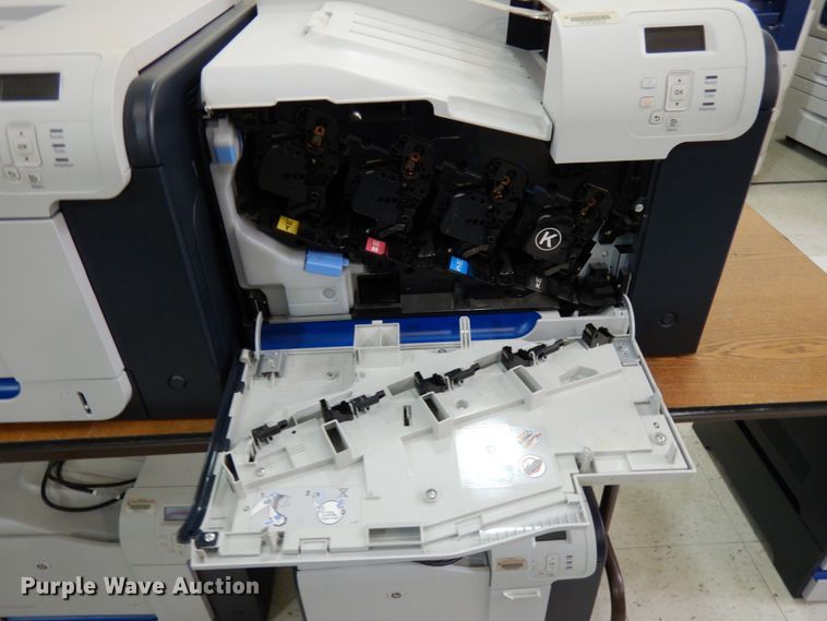 image for item HX9675 (6) HP color laserjet CP3525DN printers