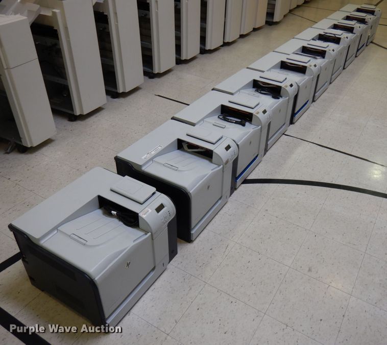 image for item HX9678 (10) HP Laserjet 500 color M551 printers